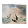 Old marine painting
