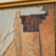 Original European oil on panel – construction scene