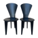 Pair of Calligaris chairs from the 1980s.