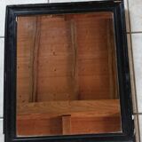 Miroir Cadre bois noir patiné  0923052