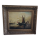 Tableau ancien, marine signée, fin XIXEME