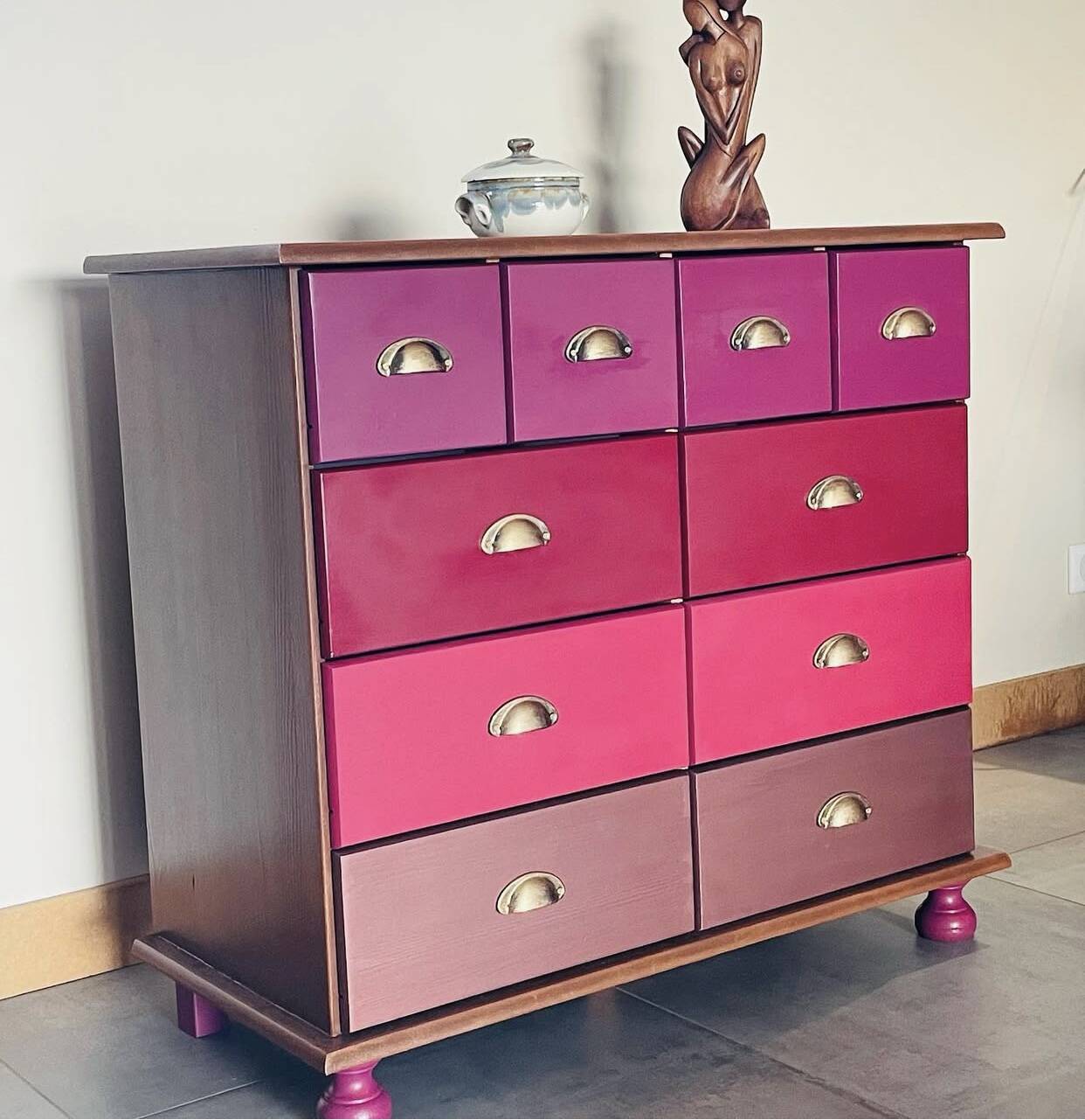 Restored chest of drawers