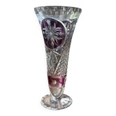 Bohemian crystal vase