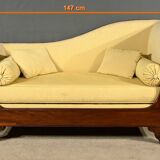 Mahogany Backrest Daybed, Restoration Period – Part 1 of the 19th Century