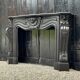 Napoleon III Fireplace In Black Belgian Or Black Mazy Marble, Circa 1880