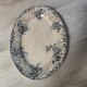 Oval plate in iron earth Choisy-le-Roi