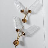 Paire d'appliques double art déco