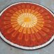 Seventies round carpet