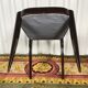 Suite of 6 chairs Art Deco red velvet