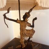 Thai bronze lamp