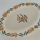 Plat ovale Faïence Longchamp