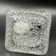 Square textured glass ceiling light Staff Leuchten vintage