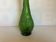Bouteille carafe verte motif pomme poire raisin Italie
