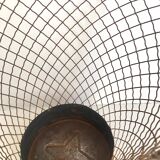 Brass paper basket, ca 1900