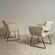 Paire de fauteuils 760 par J.A. Motte pour Steiner