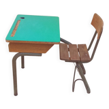 Ancien bureau d'école vintage