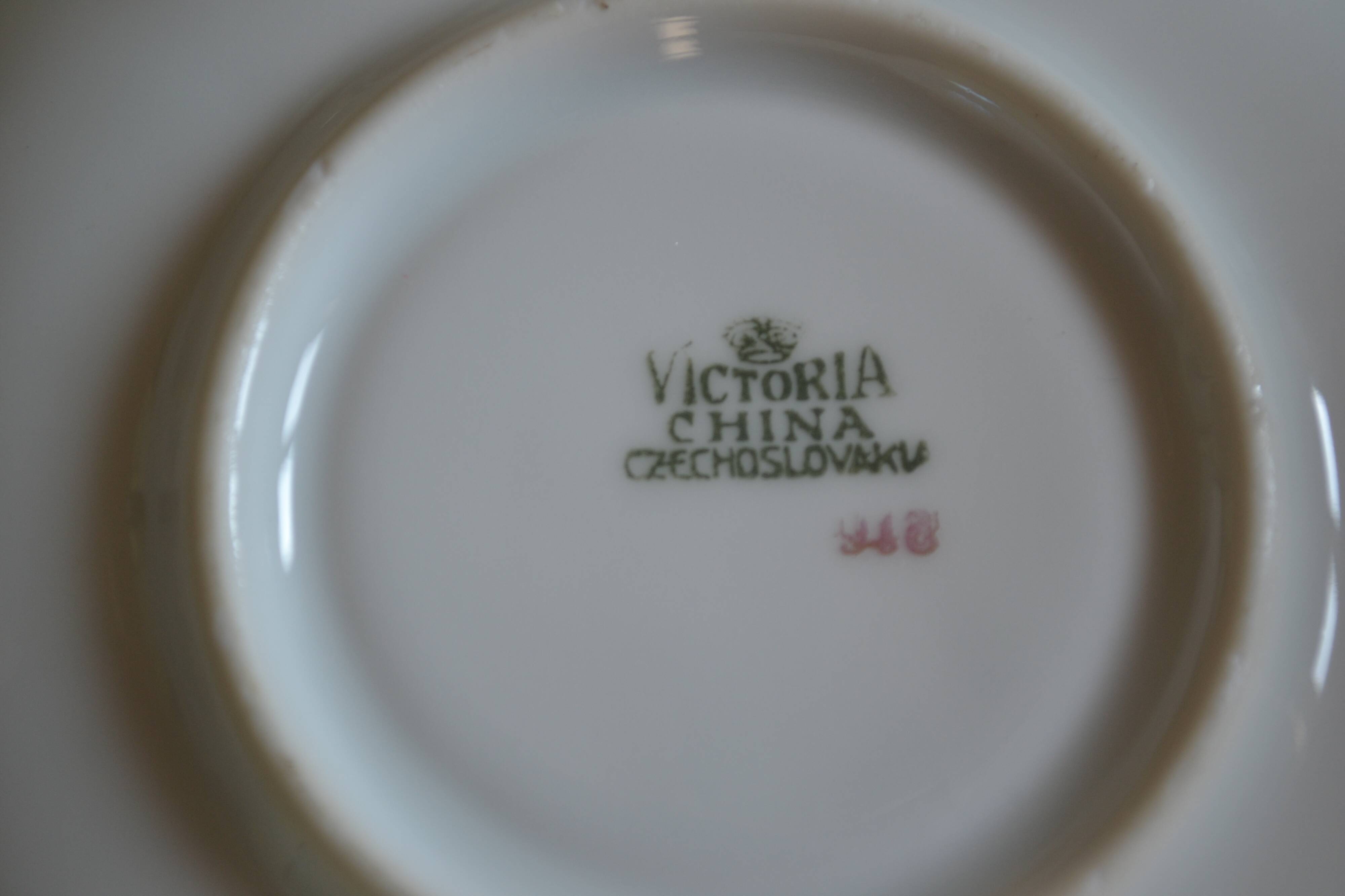 Art Deco porcelain tea or coffee set Czechoslovakia 1930