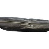 Vintage black leather armchair / lounge chair / relax seat