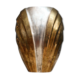Vase art déco en métal