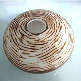 Vase design en pâte de verre