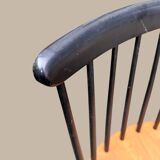 Two Scandinavian design chairs, Fanett style
