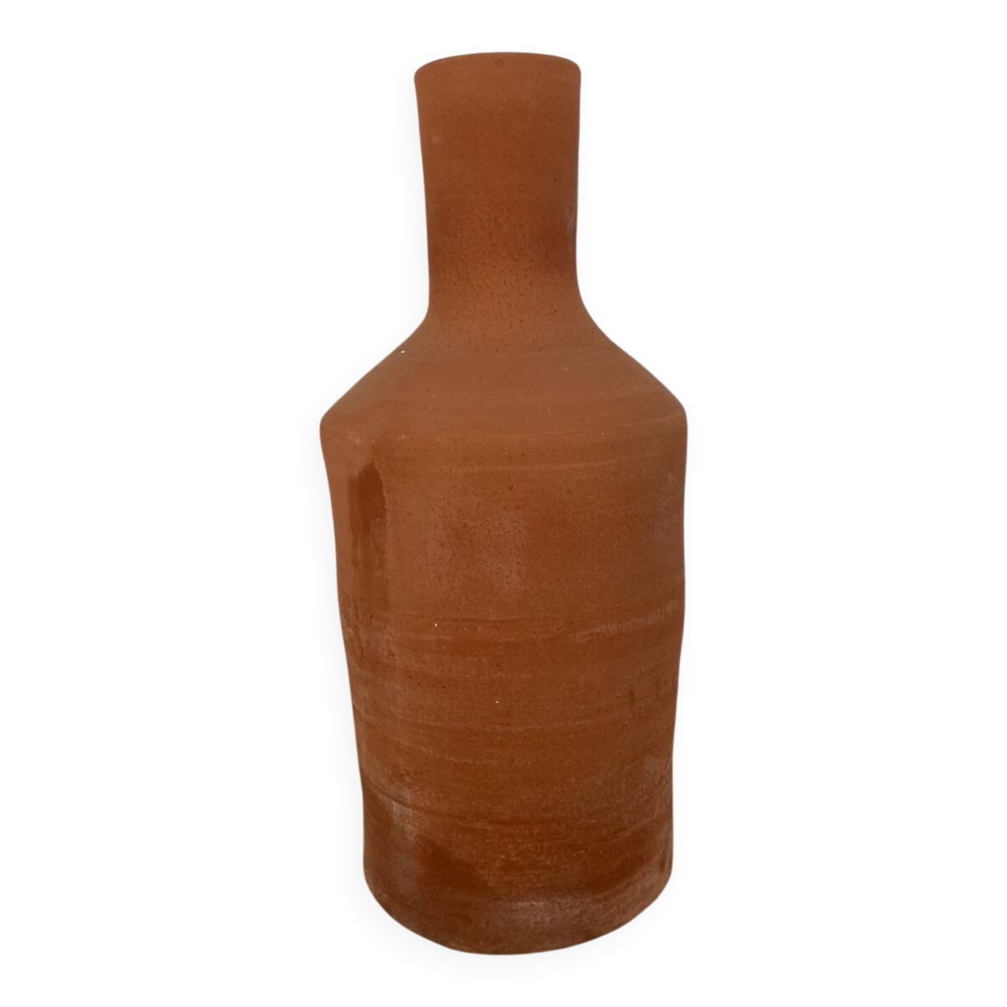Large Moroccan vase in terracotta — artisanal pottery