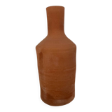 Large Moroccan vase in terracotta — artisanal pottery