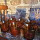 6 tasses vintage en verre ambré Duralex, Espagne