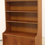 vintage bookcase with full on storage space.
