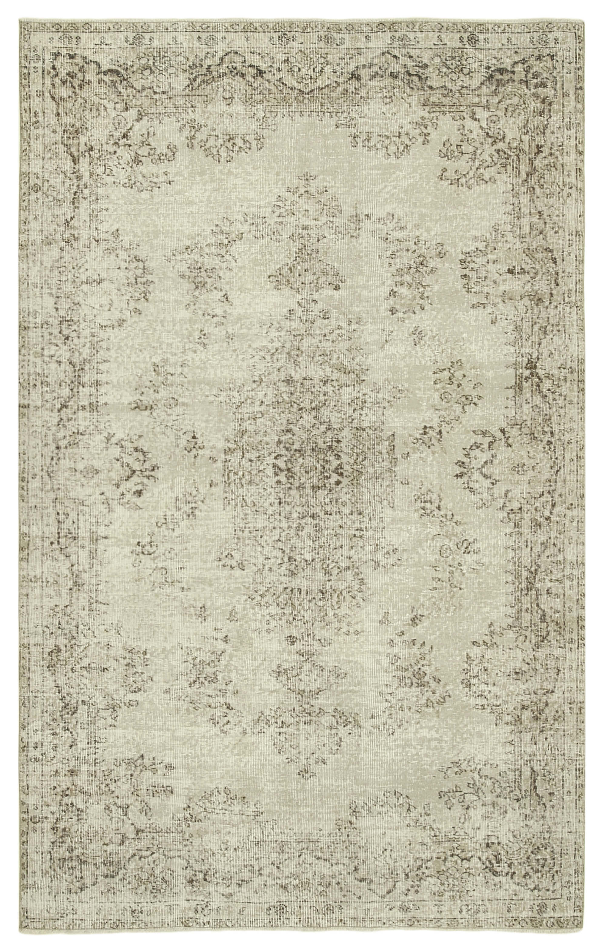 Handmade oriental beige rug 171 cm x 275 cm