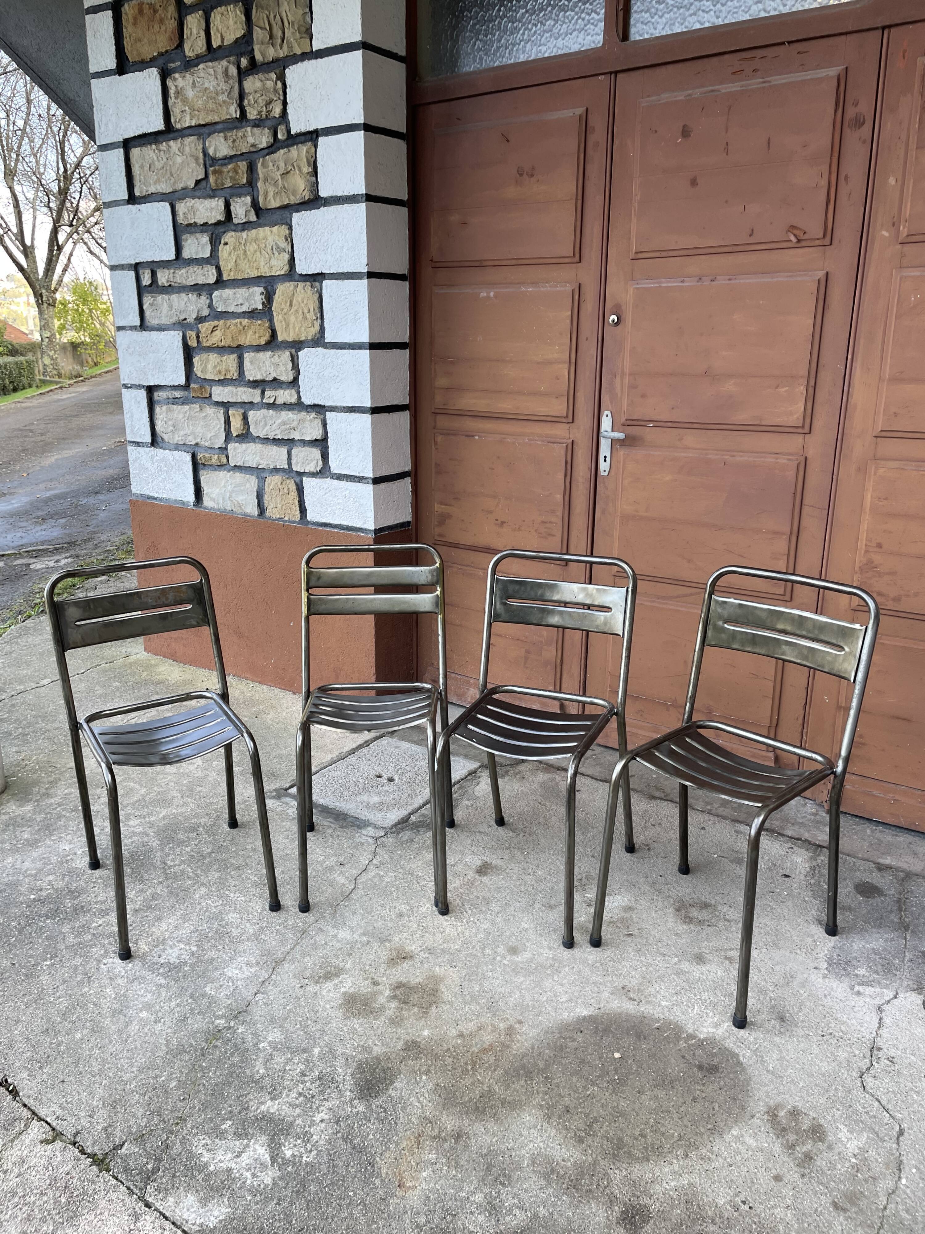 Industrial style table and chairs