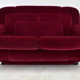 Two-seater canapé, rare from the 1970s, Italy.