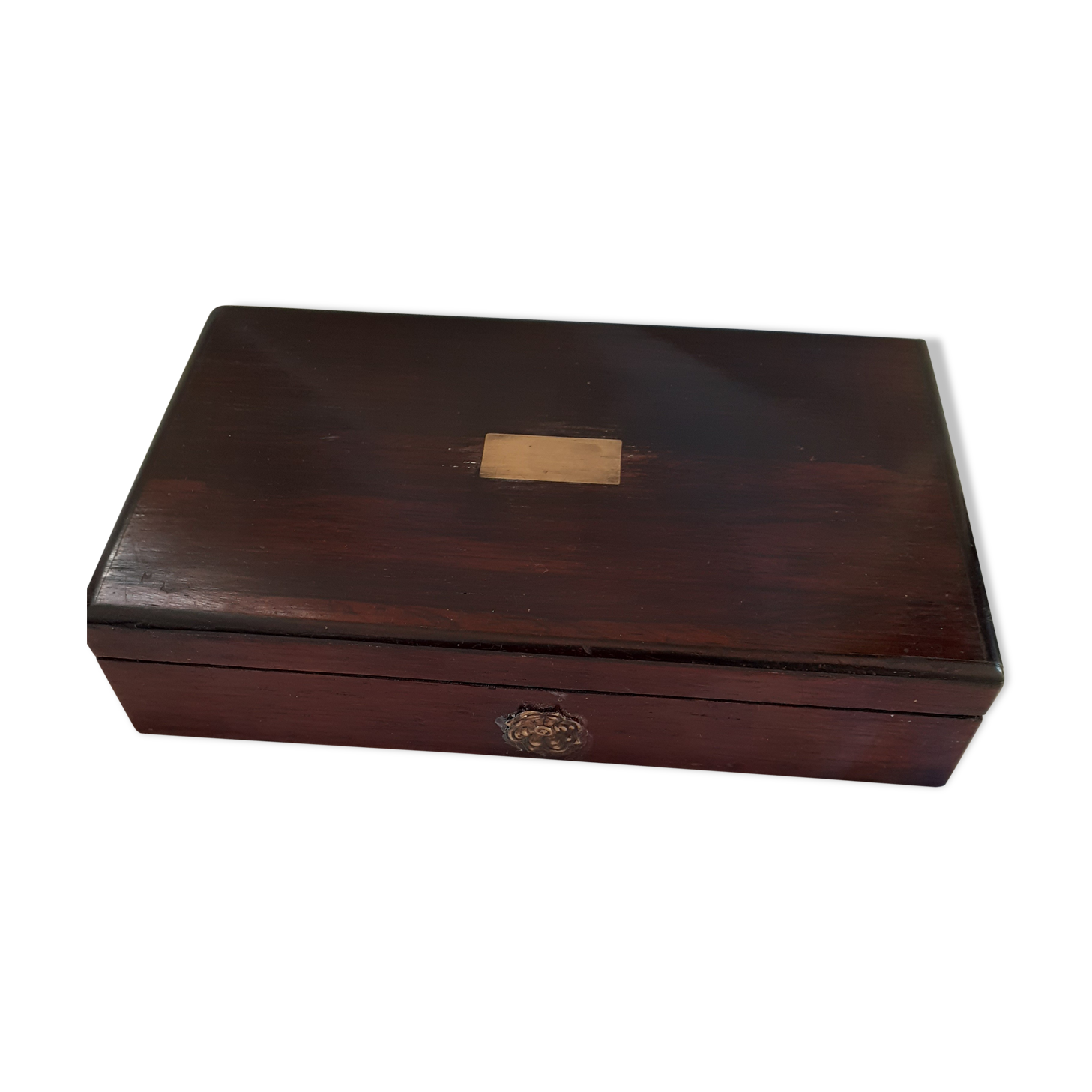 Mahogany box, late 19th