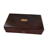 Mahogany box, late 19th