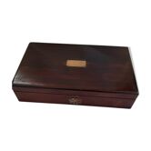 Mahogany box, late 19th