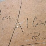 Large oil painting on canvas - Alberto Alberti (1894-1974) 1959 - female figure