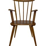 Vintage children's chair children's room slatted chair design 50's