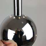 Vintage chrome pendant lamp