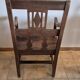 Rustic walnut armchair – folk art, late 19th century