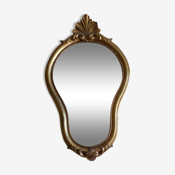 Golden rocaille mirror Louis XV style
