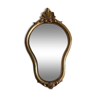 Golden rocaille mirror Louis XV style