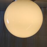 Art Deco ceiling light or wall light with opaline globe, diameter 20 cm.