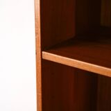 Library with small teak sideboard