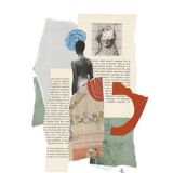 Print collage format  A3. Bellota
