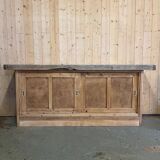 Workbench with sliding doors
