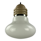 Large Italian glass drop-shaped pendant by Enrico Tronconi, 1960.