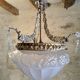 Bronze shell chandelier 1900