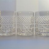 Set of 3 whiskey glasses