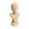 Bust on alabaster pedestal depicting Augustus