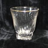 Ensemble 6 verres à liqueur avec filets dorés - Art Déco 1940 certifié
